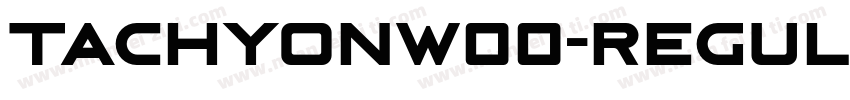 TachyonW00-Regular R字体转换